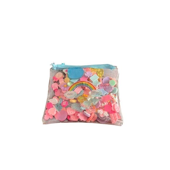 Resin Flatback Pendants 120 Pieces Slime Charms Mixed Candy Cake Candy - Picture 3 of 4